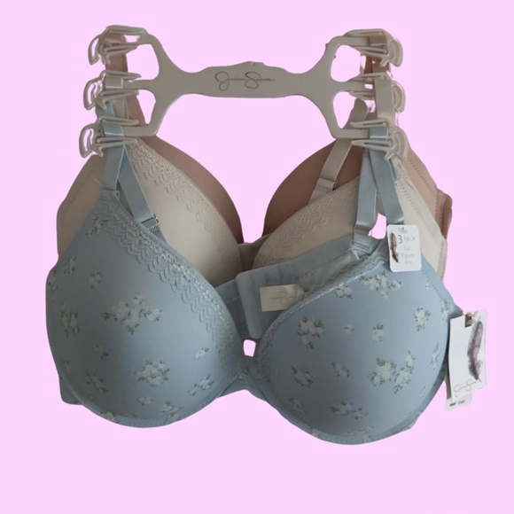 Jessica Simpson Push-Up Bras 42C NWT (2) — Full Figure Padded Support Push Up - Picture 1 of 3